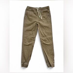 Urban Pipeline Boys Khaki Twill Joggers Size Medium 10/12 Tan Pants